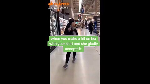 making a hot on her with your shirt