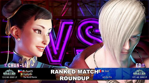 Kuya Kalbo SF6 Ranked Match Roundup. Chun Li Master Rank [Hori Fight Stick]