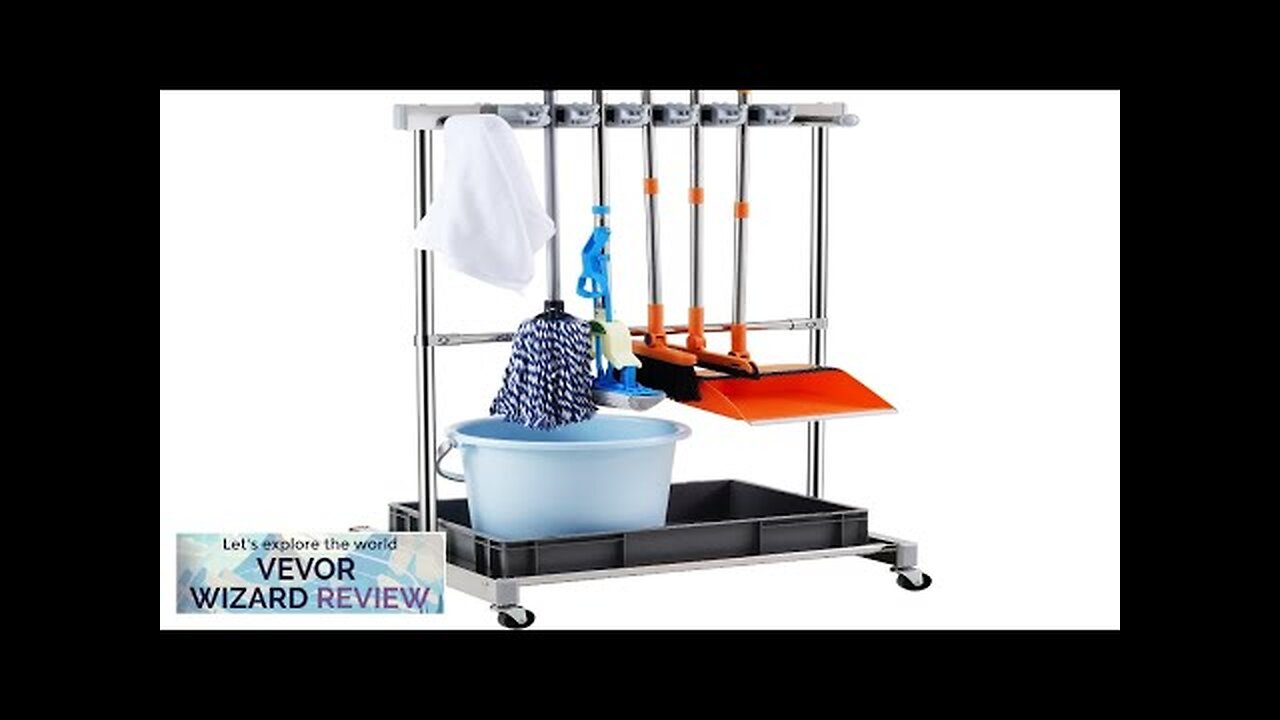 VEVOR Garden Tool Organizer 10 Slots with Hooks Yard Tool Tower Rack Review