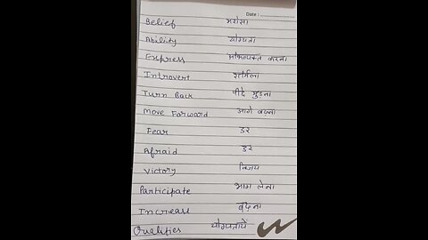 Very easy vocabulary words # Manglagarg