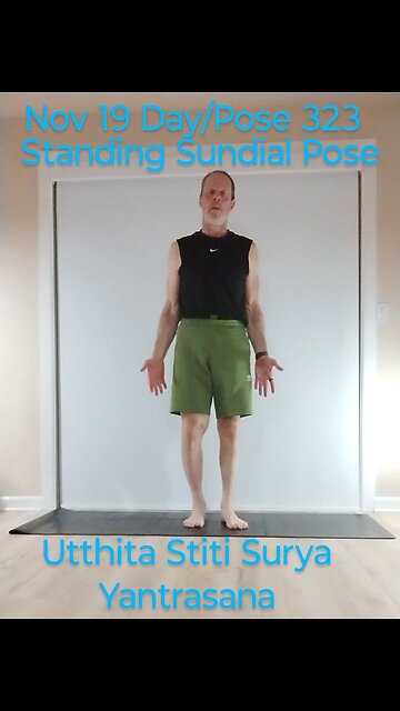 Utthita Stiti Surya Yantrasana / Standing Sundial Pose
