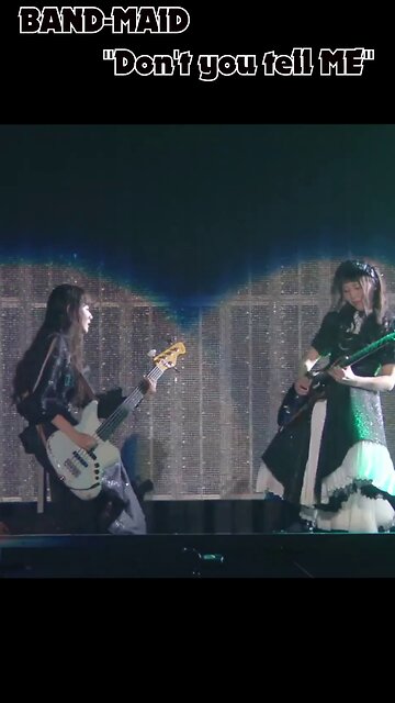 BAND-MAID - "Don't you tell ME" (MISA & Kanami duel)