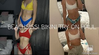 Apartment Girls Teens | Anne | Beachsissi Bikini Try On Haul 4K HD