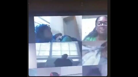 Apparently it was 'Bring your mom to school naked day' Kindergarten zoom class did not go well😳😆