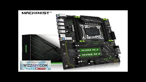 MACHINIST MR9A X99 Motherboard LGA 2011-3 Support Xeon E5 2667 2666 V3 Review