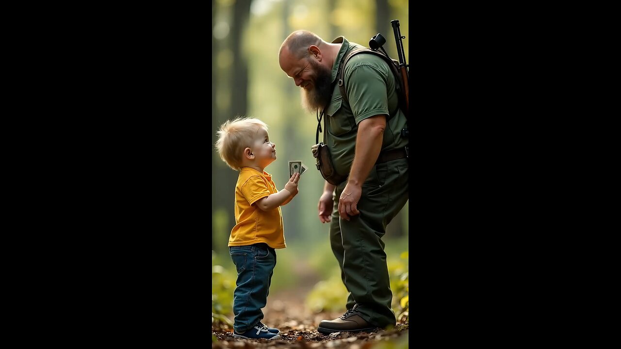 Brave Child Saves Eagle Fron A Hunter