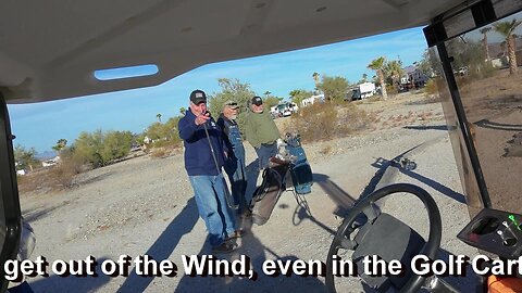 Windy Day on the Golf Course