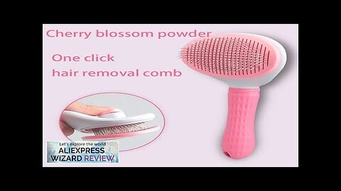 Pet Dog Hair Brush Cat Comb Pet Hair Remover Brush for Dogs Review