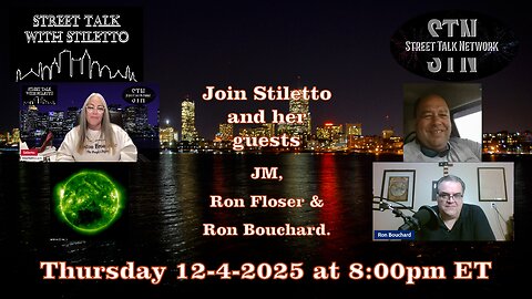 Rebroadcast of Street Talk with Stiletto from 12-4-2025
