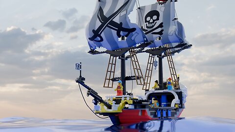 3D Lego Animation - Pirate Raid Gone Wrong!