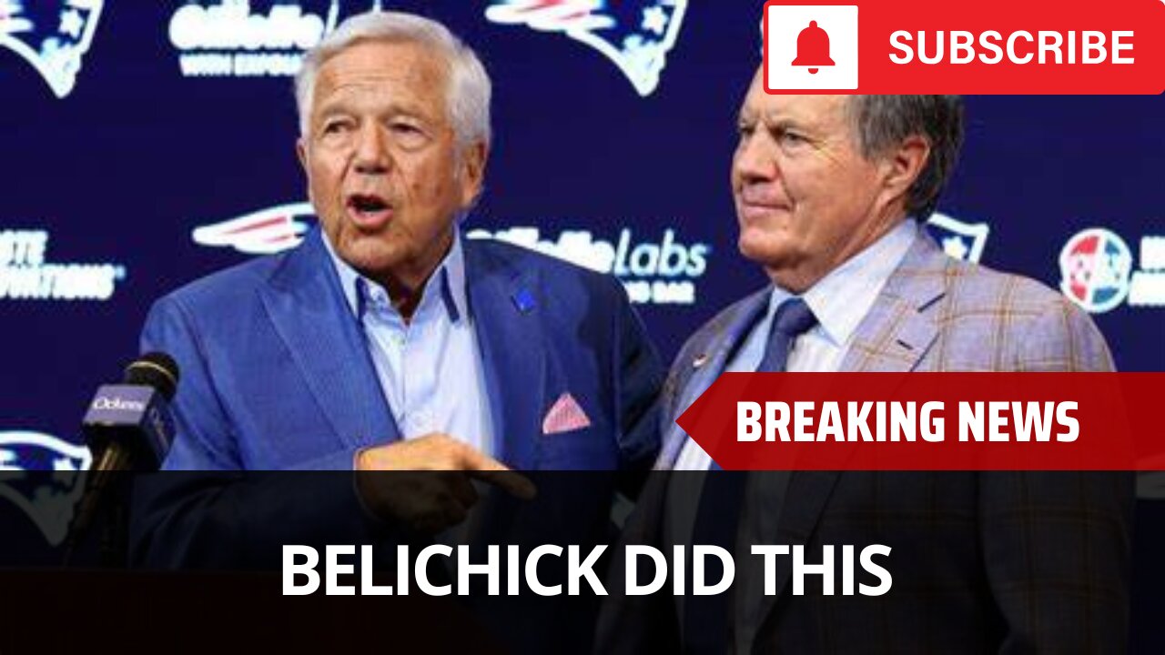The Bill Belichick-Patriots Relationship Just Got Even Worse
