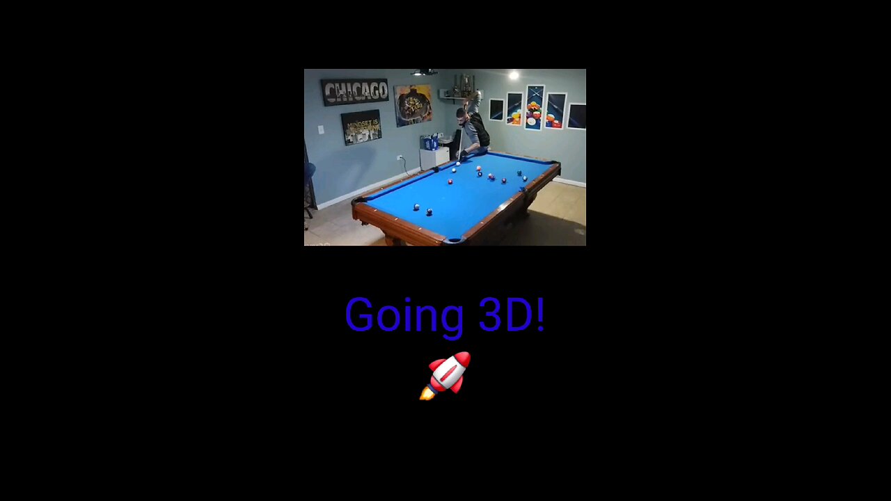 JUMP!!! ⚪🚀🔴🕳️ #billiards #pool #8BallPool #8ball #highlights #jumpshot
