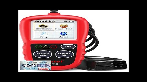 Autel Professional OBD2 Scanner AL319 Code Reader Enhanced Check and Reset Engine Review