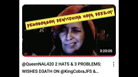 JM 20250205 @QueenNAL420 2 HATS & 3 PROBLEMS_ WISHES D3ATH ON @KingCobraJFS & CALLS COPS ON STRANGER