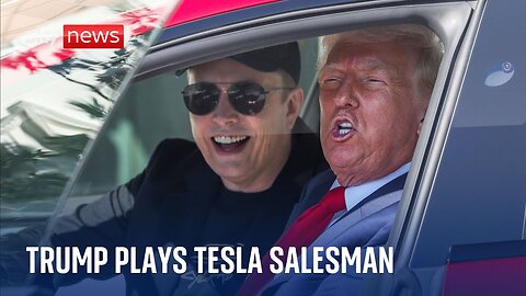 Donald Trump buys Tesla to boost Elon Musk's struggling stock