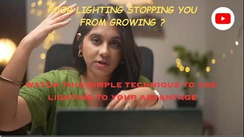 How to do BASIC lighting technique to improve your VIDEO QUALITY (HINDI)