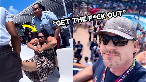 “NO MORE NI**AS”… Ratchet Black Woman Gets KICKED OFF Carnival Cruise!