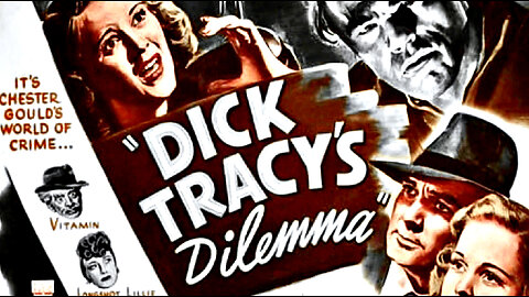 Dick Tracy's Dilemma (1947) IN COLOR | Mystery | Crime | Action | Classic