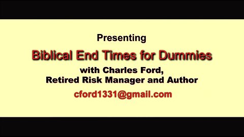 Biblical End Times for Dummies