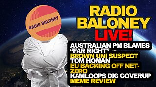 Radio Baloney Live! Bondi Attack, Brown Uni Suspect, JD Vance, Meme Review, Kamloops Coverup