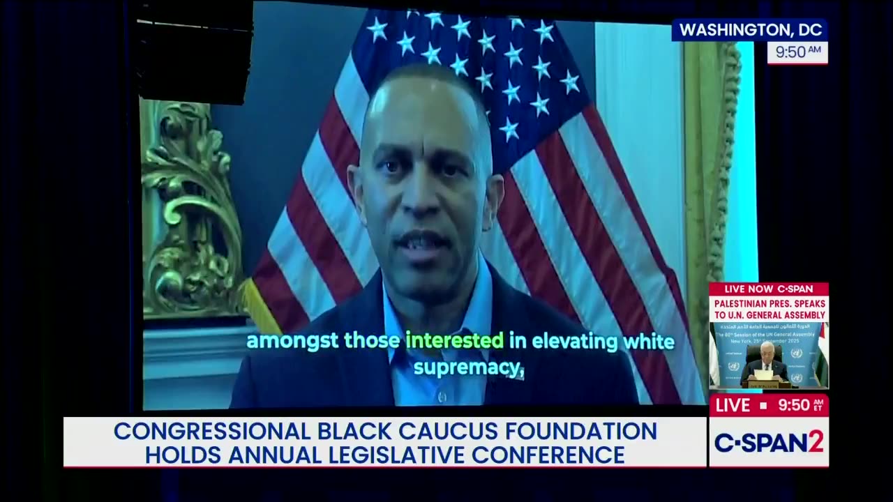 Democrat Leader Hakeem Jeffries suggests Republicans are pushing "white supremacy"