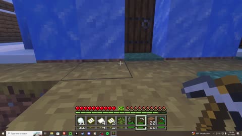 Getting the final villager work station.... nearly 4000 blocks away!