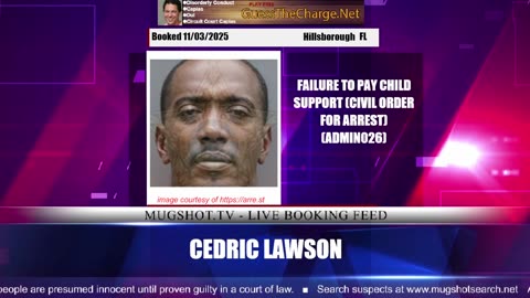 Mugshot TV - Live Arrest Booking Video Stream