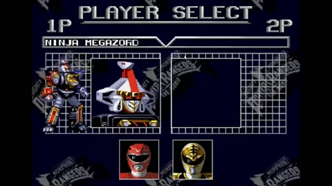 Mighty Morphin Power Rangers The Movie Sega Genesis Gameplay