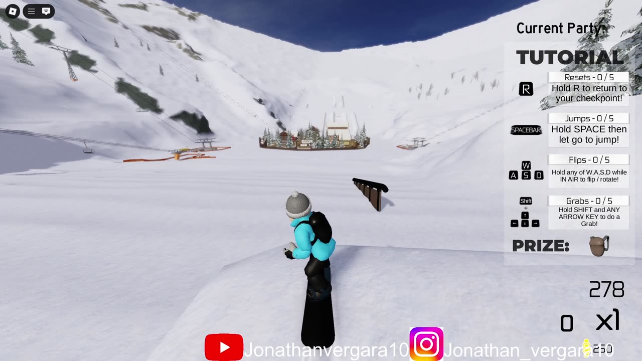 roblox snowboarding gameplay