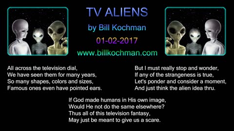 TV ALIENS -- an original song by Bill Kochman.