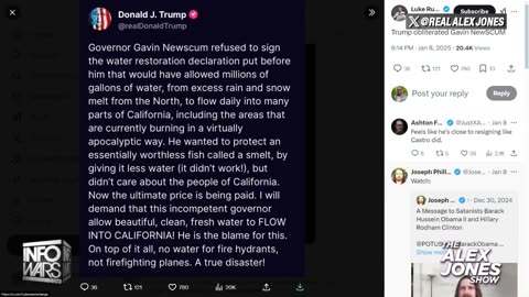 Trump Offered CA "So Much Water That They Wouldn't Know What To Do With It," And Newsom Rejected It