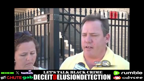 A black suspect murders a white man outside a post office during an armed robbery