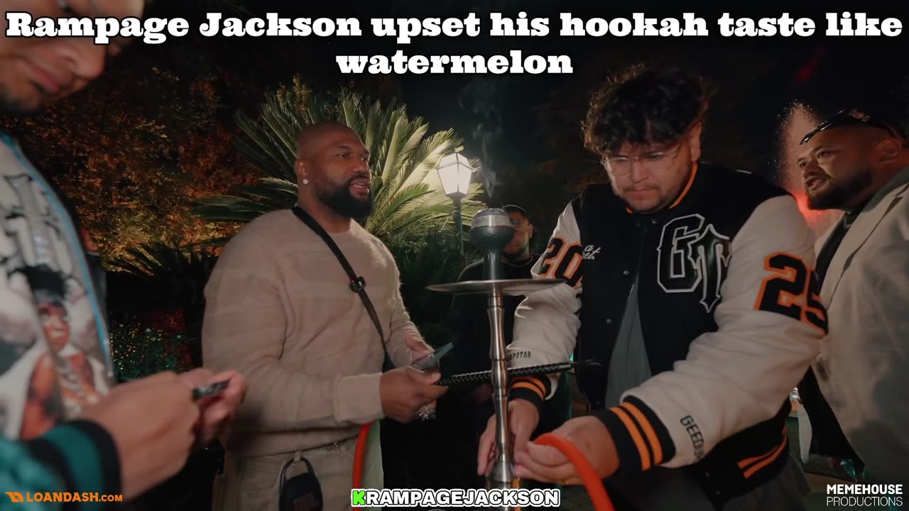 Rampage Jackson x Hookah