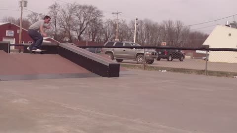 pop shove it to 50-50 grind down slant