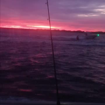 Sunrise this morning