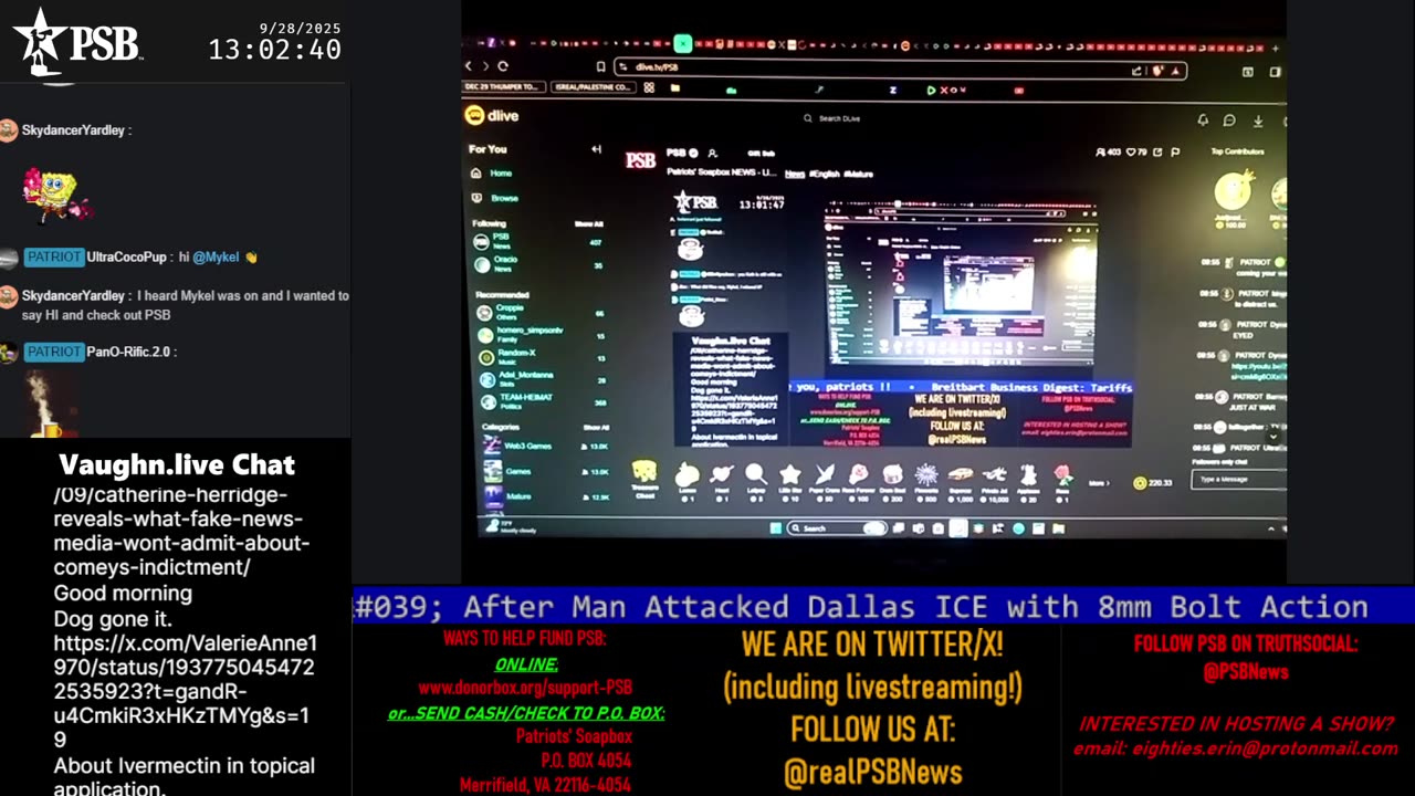 Patriots' Soapbox NEWS - LIVE 24/7!