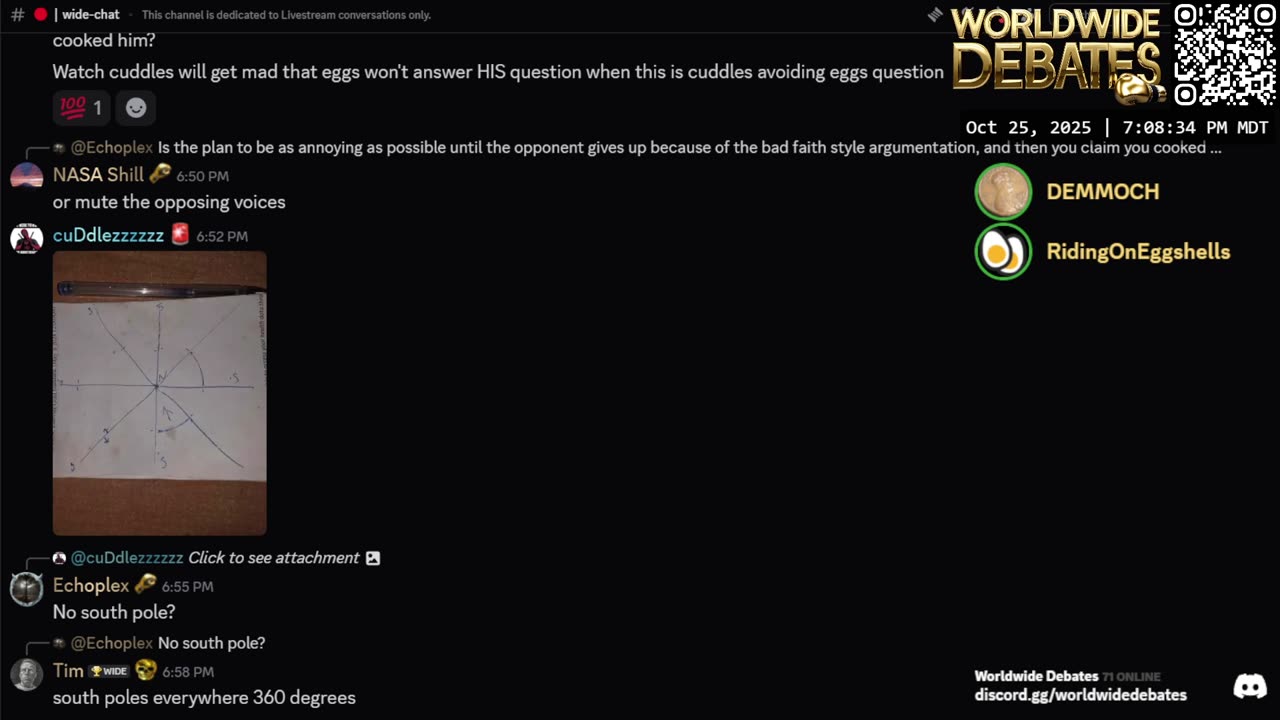 0132 WIDESTREAM - Worldwide Debates - YouTube/Twitch/Rumble