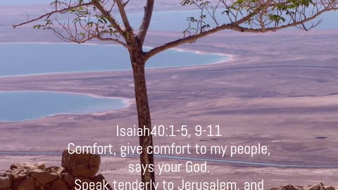 A reading from the book of Isaiah, 40:1-5,9-11