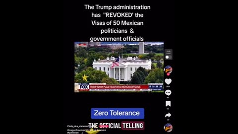 Mexican Politicians Visas revoked ..