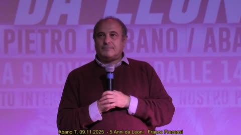 Abano T. 09.11.2025 - 5 Anni da Leoni con Riccardo Rocchesso