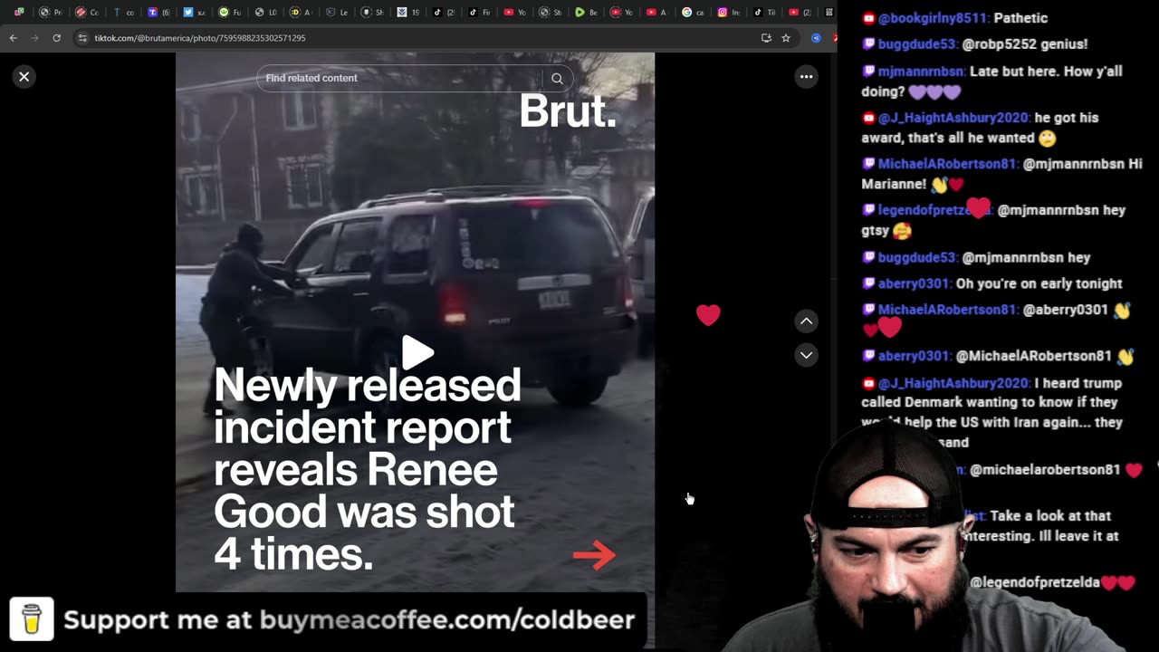 Protesters on the Streets 01/16/26