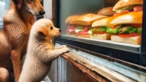 Hungry dog / 🫶ai viral