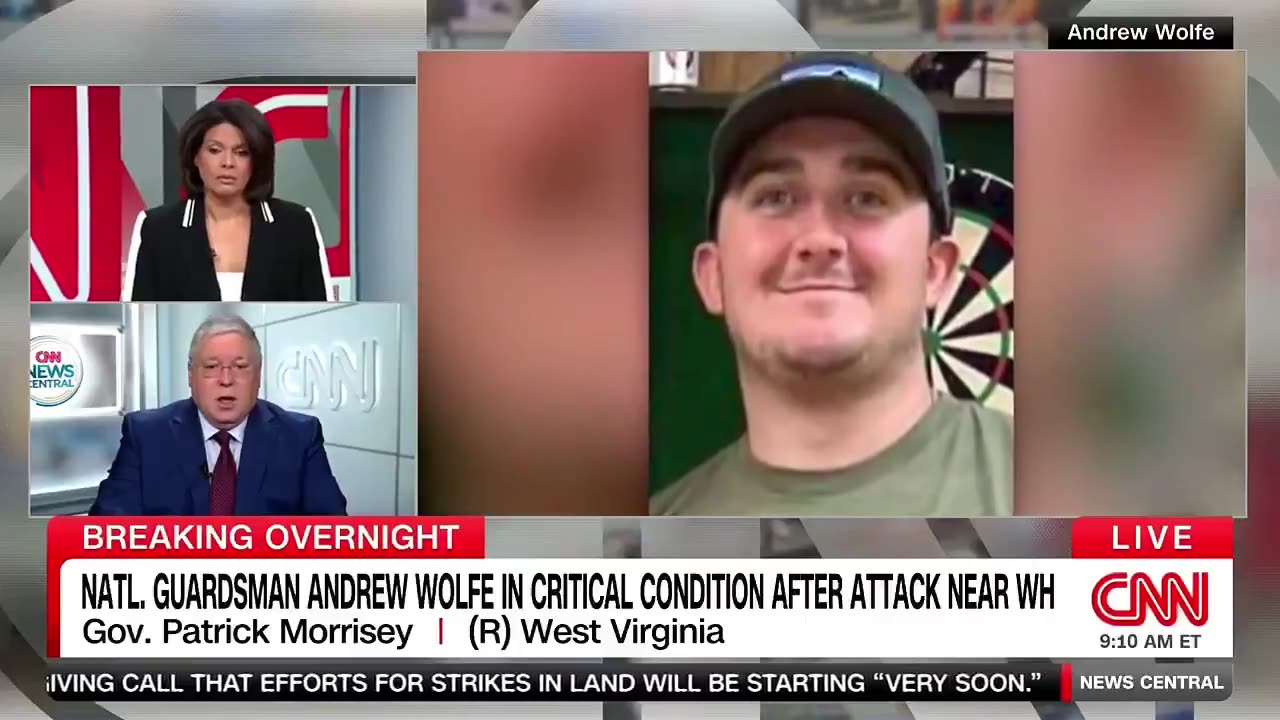 NG Andrew Wolfe, 24, is CONTINUING to fight for life in the hospital, critical condition