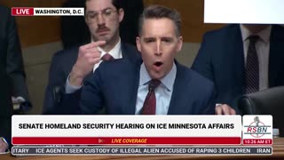 WATCH: Senator Hawley and Keith Ellison Get into a Heated Argument Over Minnesota Fraud - 02/12/26