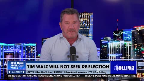 TIM WALZ WILL NOT SEEK RE-ELECTION