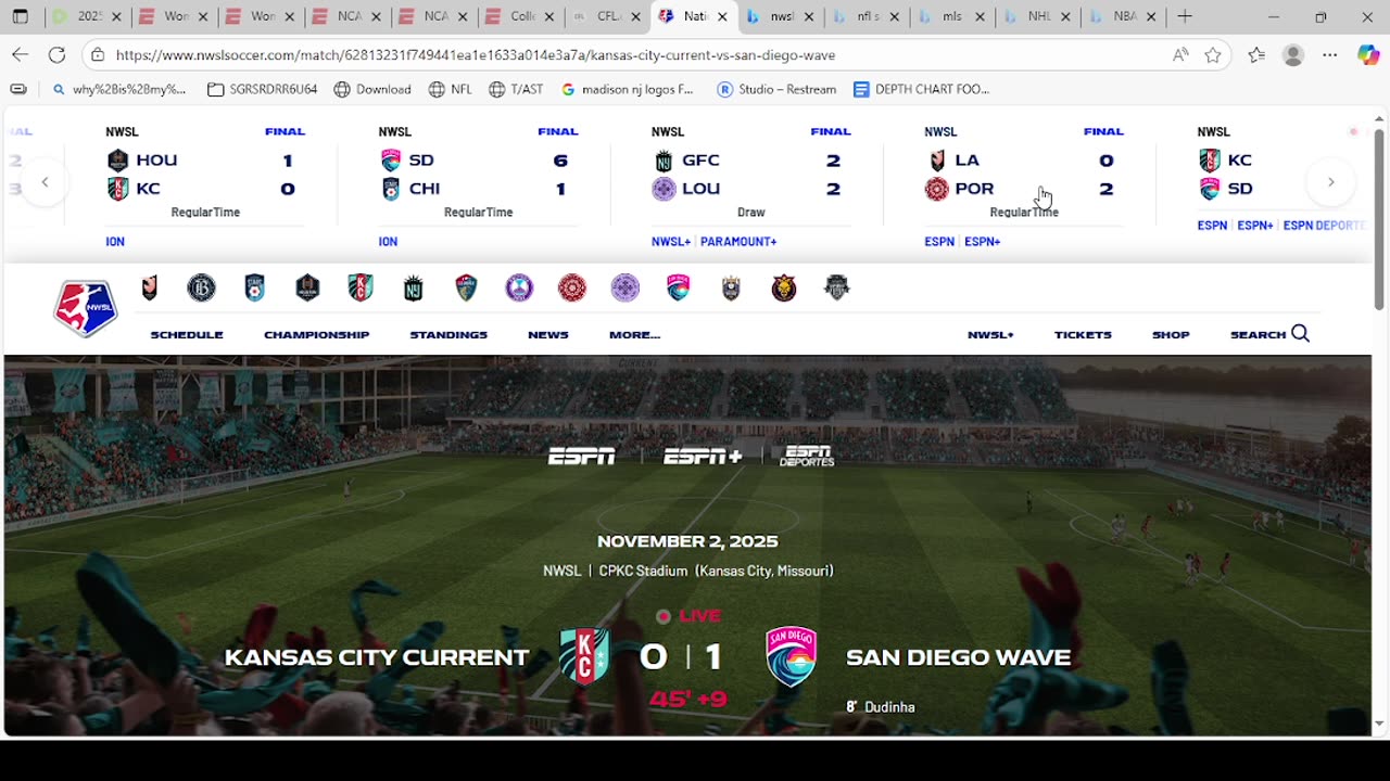 2025 WEEK 9 NFL RED ZONE STREAM