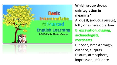 Advanced British English Quiz; Lesson 4; Part 1;
