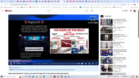 RE: DIGITAL ID'S AND THE PRELUDE TO THE M0TB