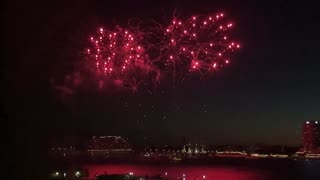 Blasian Babies Family Watch A Fireworks Show Over The Delaware River At Night!