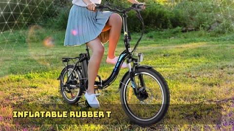 KAISDA K7 Folding Electric Bike 350W Motor 20*1.95 inch Tire Moped Electric Bike